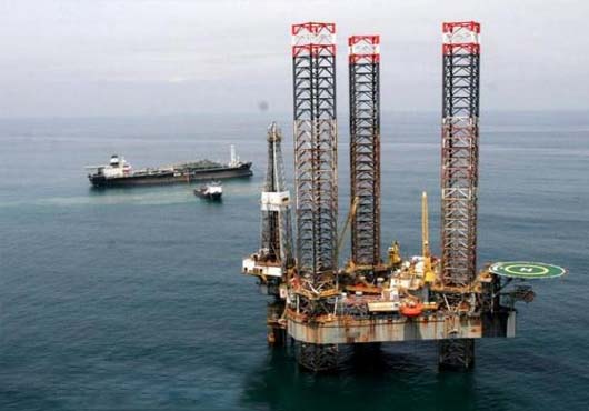 oil rig in Nigeria