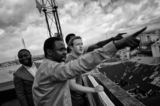 Facebook Founder, Mark Zuckerberg in Lagos Mark in Lagos