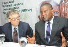 Why We Are Hopeful About Improving Health In Africa Bill Bill Gates with Aliko Dangotewith Aliko Dangote