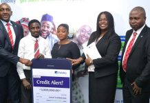 Make-Up Artist Wins N2 million In Fidelity Get Alert in Millions Promo Fidelity Bank