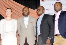 Anna Einarsson_ Sola Obabori_ Victor Ukwat and Charles Ejekam at the 2017 SME 1000 Forum