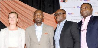Anna Einarsson_ Sola Obabori_ Victor Ukwat and Charles Ejekam at the 2017 SME 1000 Forum