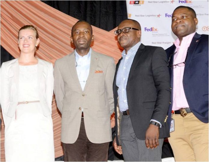 Anna Einarsson_ Sola Obabori_ Victor Ukwat and Charles Ejekam at the 2017 SME 1000 Forum