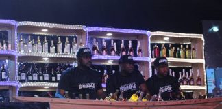 L-R: Akin Esho, Ezekiel Adamu with Goke Obembe