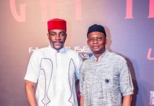 TV personality Ebuka Obi-Uchendu and GMD/CEO, UBA Plc, Kennedy Uzoka