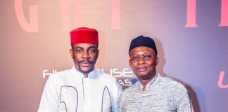TV personality Ebuka Obi-Uchendu and GMD/CEO, UBA Plc, Kennedy Uzoka