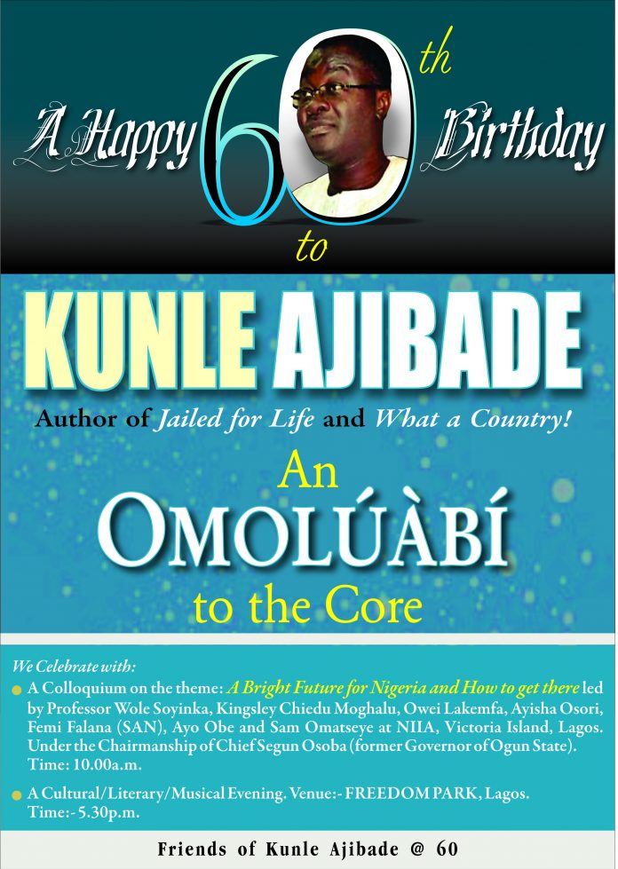 Kunle Ajibade @ 60 i
