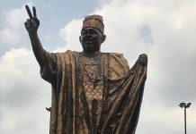 Here Is A New Statue For MKO Abiola In Lagos MKO ABIOLA STATUE