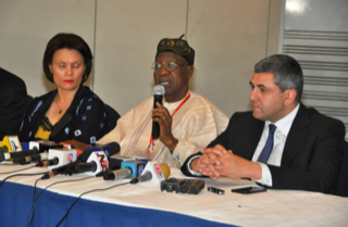 UNWTO R-L: The Secretary-General of the United Nations World Tourism Organisation (UNWTO), Zurab Pololikashvili, with Lai Mohammed, Minister of Information and Culture