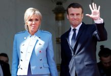 Lagos Announces Traffic Diversion In Alausa, African Shrine Axis Ahead of Macron Visit Macron with his wife IMAGE/VOA