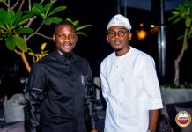 Tobi & CeeC Spotted At Dinner After Explosive BBNaija Reunion Episode L:R: Portfolio Manager, Non-Alcoholic brands, Nigerian Breweries Plc., Ngozi Nkwoji; Social Media Personality, Cynthia Nwadiora; Marketing Director, Nigerian Breweries Plc, Emmanuel Oriakhi and Nigerian Actor, Timini Egbuson.