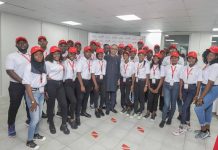 UBA Unveils 30 Students as 2019 Campus Ambassadors Group Executive, Digital and Consumer Banking, United Bank for Africa, Anant Rao (Middle), with the 2019 UBA Campus Ambassadors during their Unveiling at the UBA Group Head Office in Lagos at the Weekend