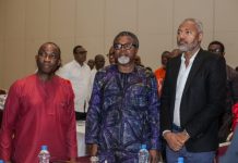 AVRS Moves To Commence Licensing And Distribution Of Royalties L-R: NCC DG Asein, Mahmood Ali-Balogun with Emeka Mba