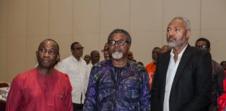 L-R: NCC DG Asein, Mahmood Ali-Balogun with Emeka Mba