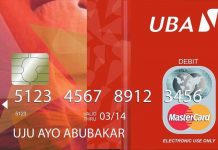 UBA card