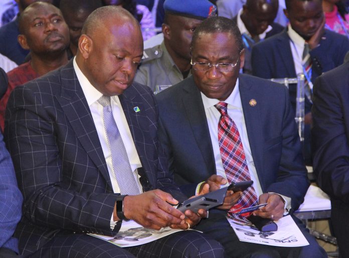 MD/CEO Fidelity Bank, Mr. Nnamdi Okonkwo and the Lagos State Deputy Governor Of Lagos State, Dr Obafemi Hamzat at the Fidelity SME Funding Connect-Lagos held in Lagos. MD/CEO Fidelity Bank, Mr. Nnamdi Okonkwo and the Lagos State Deputy Governor Of Lagos State, Dr Obafemi Hamzat at the Fidelity SME Funding Connect-Lagos held in Lagos.