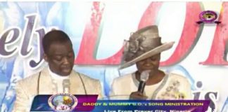 Dr Daniel Olukoya, GO, MFM with his wife Pastor Shade Olukoya