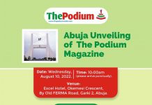 The podium magazine