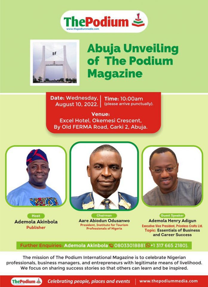 The podium magazine